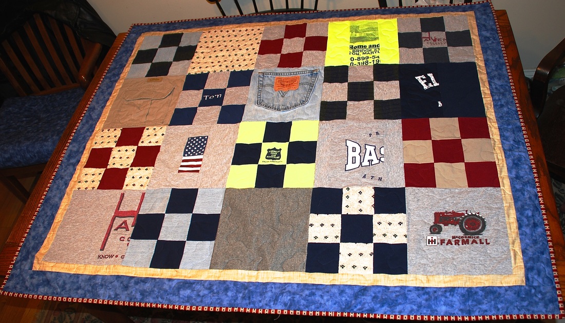 Memorial Quilt Photo Gallery - Lefty Quilter Creations